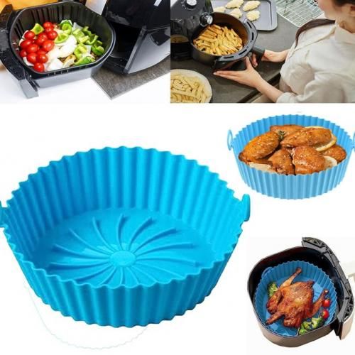 Moule Air Fryer en Silicone, Panier Réutilisable pour friteuse à air et four
 Fiche Technique et Prix au Maroc