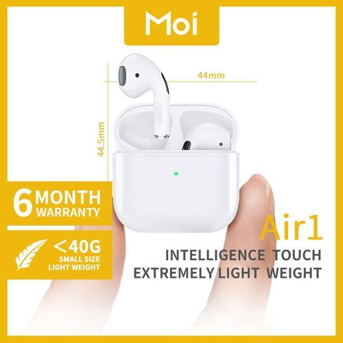 Moi Écouteurs sans-fil Mini Air1 Bluetooth pour téléphone portable
 Fiche Technique et Prix au Maroc