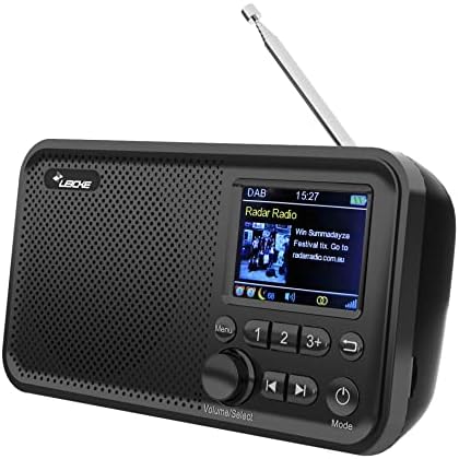 LEICKE Radio Portable avec Bluetooth 5.0 | Radio Dab/Dab+ et FM, écran Couleur 2,4", 60 préréglages, Radio de Cuisine avec câble ou Batterie de 2000mAh, Connexion MicroSD/TF/AUX, Fonctions d'alarme
 Avis, Fiche Technique et Prix au Maroc