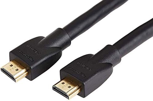 Amazon Basics Câble HDMI haute vitesse, A mâle vers A mâle, 18 Gbit/s, 4K/60 Hz, 25 pieds, noir pour ordinateur personnel
 Fiche Technique et Prix au Maroc