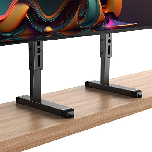Perlegear Pieds TV en acier pour la plupart des téléviseurs plats ou incurvés de 37 à 80 pouces jusqu'à 99 lb, pieds TV réglables en hauteur adaptés à la barre de son, base de support TV de table universelle VESA maximum 800 x 400 mm, PGTVS20
Avis, Fiche Technique et Prix au Maroc