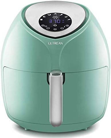 Ultrean Air Fryer 6 Quart, Large Family Size Electric Hot Airfryer XL Oven Oilless Cooker with 7 Presets, LCD Digital Touch Screen and Nonstick Detachable Basket,UL Certified,1700W (Blue) Avis, Fiche Technique et Prix au Maroc