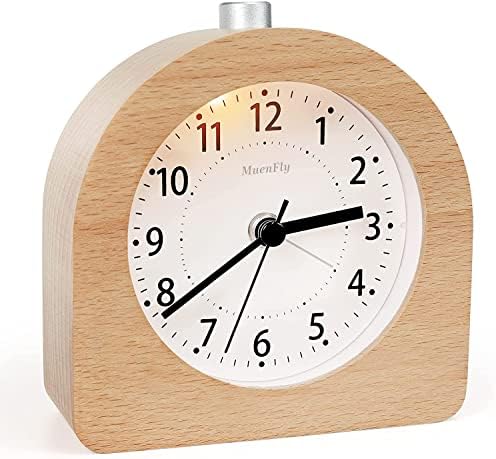 Réveil Matin à Piles Fonction Snooze Réveil Bois de Voyage Lumineux Réveil Analogique Silencieux sans Tic-Tac Horloge à Aiguilles Alarme Sonore Croissante - Bois Clair
 Avis, Fiche Technique et Prix au Maroc