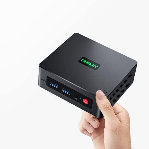 TRIGKEY G4 Mini PC 12th Generation Intel Alder Lake-N N95 Processor,up to 3.4GHz(4C/4T) Micro PC,Mini Computer with 16G DDR4 RAM/500GB M.2 2280 SSD,Supports 4K@60Hz/Dual HDMI/WiFi5/BT4.0 Fiche Technique et Prix au Maroc