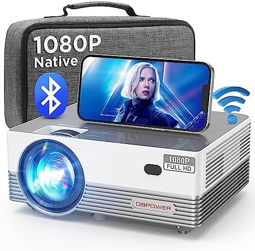 Projecteur avec WiFi 5G et Bluetooth, projecteur de film extérieur Full HD natif 1080P 10000L, mini projecteur vidéo multimédia portable DBPOWER prenant en charge l'écran de synchronisation iOS/Android et zoom compatible avec PC/DVD/TV
Avis, Fiche Technique et Prix au Maroc