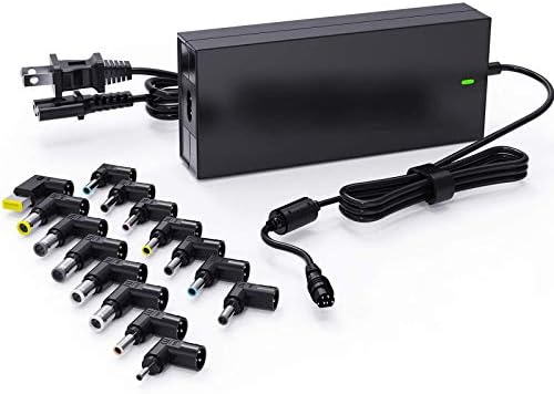 Chargeur portable universel 90 W pour ordinateur portable 15-20 V avec plusieurs embouts pour HP Dell Asus Lenovo Acer LG JBL IBM Samsung Toshiba Sony Fujitsu Gateway Notebook Ultrabook Adaptateur secteur (tension automatique, 15 embouts)
 Fiche Technique et Prix au Maroc