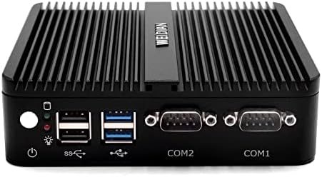 Mini PC industriel, Windows 10 Pro 8 Go de RAM DDR4 256 Go SSD, Quad-Core Celeron J4125, 4K HD Mini ordinateur de bureau, Micro PC, HDMI/VGA/2 RJ45 Gigabit Ethernet/Wi-Fi double bande/BT 4.0/2RS232 Port Com/ VESA
 Fiche Technique et Prix au Maroc