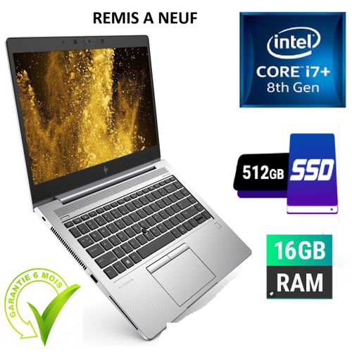Hp EliteBook G5 840 I7 8eme RAM16Go 512Go SSD  14'' FHD Remis à neuf
 Fiche Technique et Prix au Maroc