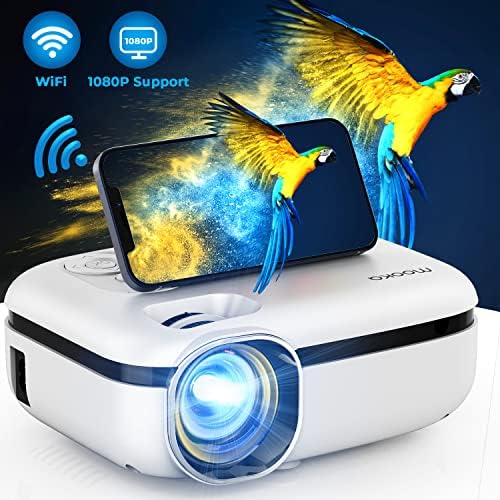 Projecteur de film portable, projecteur d'extérieur WiFi avec sac de transport, prise en charge Full HD 1080P, mini projecteur de téléphone intelligent pour cinéma maison, films en plein air, compatible avec clé TV HDMI USB AV
Avis, Fiche Technique et Prix au Maroc