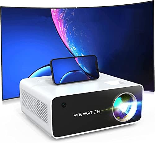Projecteur vidéo natif 1080P avec WiFi et Bluetooth, projecteur de film WEWATCH 18500L, résolution Ultra HD 4K et écran de projection 450" pris en charge, film en plein air compatible avec TV Stick, iOS Android
Avis, Fiche Technique et Prix au Maroc