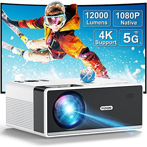 Projecteur avec WiFi et Bluetooth 4K Support Natif 1080P, FUDONI 5G WiFi 350 ANSI Projecteur de film extérieur portable haute luminosité, Vidéo Home Cinéma Gaming Projecteur numérique avec zoom Max 300" Écran
Avis, Fiche Technique et Prix au Maroc