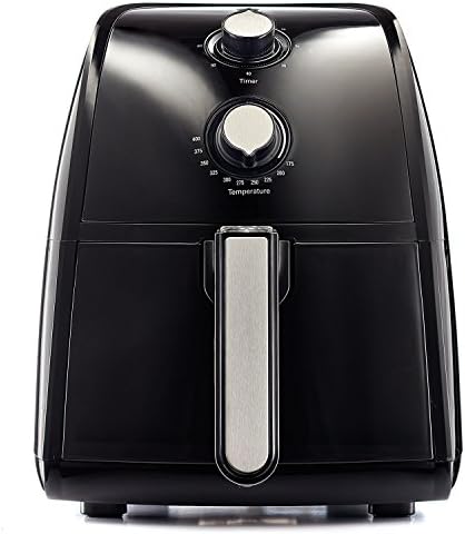 BELLA Electric Hot Air Fryer, Healthy No-Oil Deep Frying, Cooking, Baking and Roasting, Easy Clean Up, Removable Dishwasher Safe Basket, 2.6 QT, Black Avis, Fiche Technique et Prix au Maroc