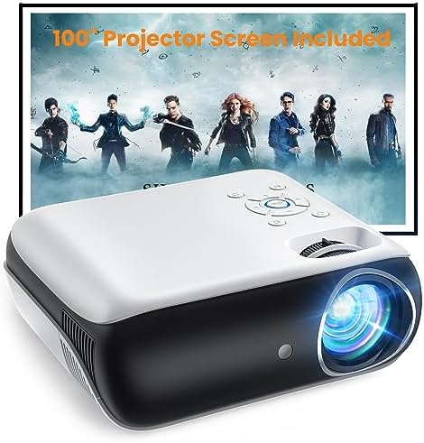 HAPPRUN Projecteur natif 1080P, projecteur de film extérieur portable 9500L avec écran 100'', prise en charge 4K et Bluetooth avec projecteur compatible avec iOS, Android, HDMI, USB, AV, TV Stick, PS5
Avis, Fiche Technique et Prix au Maroc