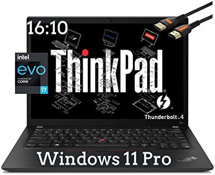 Lenovo ThinkPad X13 Gen 2 Intel EVO i7 1165G7, 13.3" IPS 16:10, LED Backlight, Win 11 Pro, Thunderbolt 4, Excellent Keyboard w/HDMI (16GB RAM | 512GB PCIe SSD) Fiche Technique et Prix au Maroc