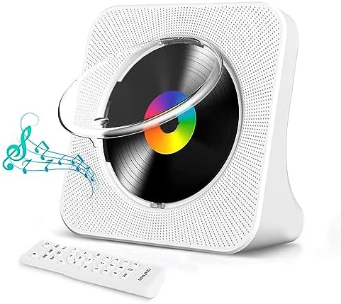 Lecteur CD de Bureau, Lecteur CD Portable Bluetooth, Chaine HiFi avec Lecteur CD et Radio, Lecteur USB, minuteur, écran LCD, Housse de Protection, Lecteur CD Musique avec Prise pour Casque.
 Avis, Fiche Technique et Prix au Maroc