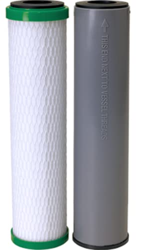 Pentair Pentek P-250A Kit de filtres à eau, cartouche de rechange de 25,4 cm pour utilisation dans le système d'eau potable sous évier US-1000, 25,4 x 6,3 cm, 0,5 microns, compatible avec de nombreux systèmes Culligan et GE, blanc
 Avis, Fiche Technique et Prix au Maroc