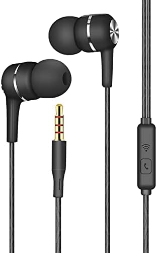 Écouteurs Filaire,Écouteurs Intra-Auriculaires,avec Microphone et Controle Volume,Jack 3.5mm Universel,Ergonomique oreillette Filaire stéréo,pour iPhone,Smartphones Android,MP3 etc.(Noir)
 Avis, Fiche Technique et Prix au Maroc
