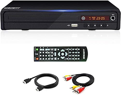 Lecteur DVD pour TV, DVD/CD / MP3 avec Prise USB, Sortie HDMI et AV (câble HDMI et AV Inclus), télécommande (sans Blu-Ray) (WST-977)
 Avis, Fiche Technique et Prix au Maroc