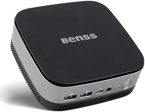 Benss Mini PC, Mini Intel 11th Gen 4 Cores N5095, Mini Desktop Computer 8GB DDR4 RAM 256GB SSD, Small Mini Computer Supports HDMI and DP 4K UHD/Gigabit Ethernet/Dual WiFi/BT/VESA for Home/Office Fiche Technique et Prix au Maroc