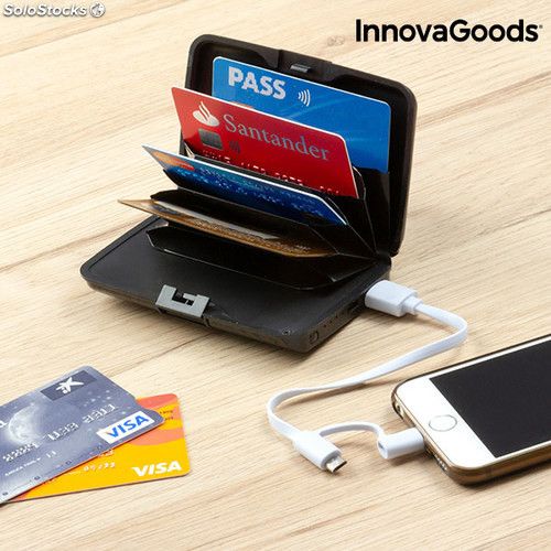 2 en 1 Portefeuille + Power banks
 Fiche Technique et Prix au Maroc