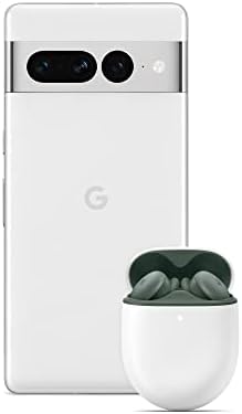 Google Pixel 7 Pro – Smartphone Android 5G débloqué avec téléobjectif, objectif grand angle et 24 heures d'autonomie – Neige + Google Pixel Buds A-Series – Écouteurs sans fil, Olive Fiche Technique et Prix au Maroc