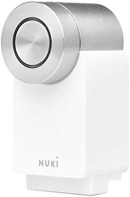 Nuki Smart Lock 3.0 Pro, Serrure connectée fonction Wi-Fi accès à distance,pour maison connectée, Fonctionne avec piles, certifié AV-TEST, Blanc Avis, Fiche Technique et Prix au Maroc