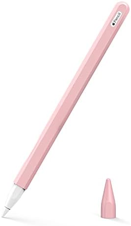 MoKo Coque Compatible avec iPad iPencil 2e Génération, Étui Housse de Protection pour Stylet en Silicone, Cover de Stylet avec Pointes de Rechange et Clip Intégré - Rose Clair Fiche Technique et Prix au Maroc