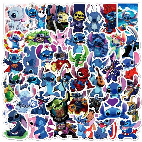 25 f02 Disney Cartoon Cute Lilo & Stitch Stickers Aesthetic DIY Water Bottle Laptop Skateboard
 Fiche Technique et Prix au Maroc