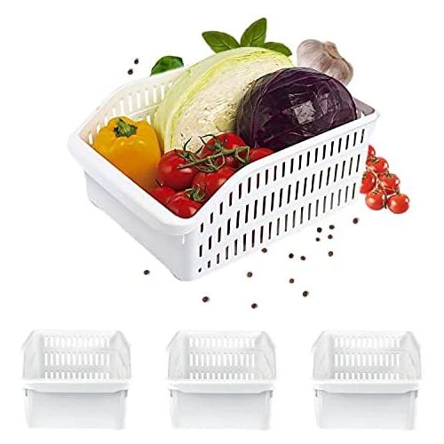 3 Paniers de rangement pour réfrigérateur Grand format
 Fiche Technique et Prix au Maroc
