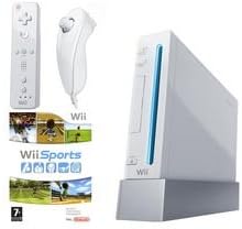 Nintendo Wii Console de jeux (Y Compris Wii Sports) et télécommande Wii [Wii] et nunchuk Controller [Wii] & & Wii Console Bundle Combinaison Fiche Technique et Prix au Maroc