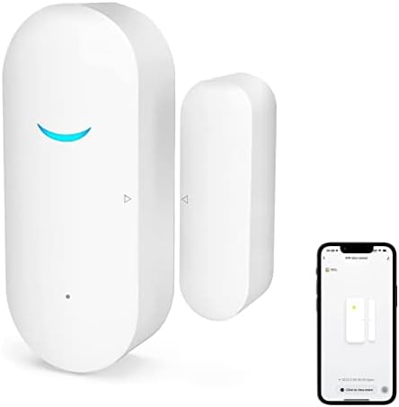 Comboss Détecteur de porte WiFi intelligent sans fil - Alarme en temps réel - Compatible avec Alexa Google Assistant - Capteur de contact d'ouverture de porte - 1 pièce Avis, Fiche Technique et Prix au Maroc