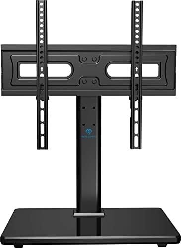 PERLESMITH Support TV pivotant universel pour téléviseur de 32 à 60 pouces, base TV réglable en hauteur avec base en verre trempé robuste, VESA 400 x 400 mm jusqu'à 88 lb, PSTVS17
Avis, Fiche Technique et Prix au Maroc