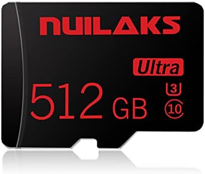 Carte Micro SD 512 Go Carte MicroSD Class10 Carte mémoire Haute Vitesse pour Nintendo Switch, Smartphones, caméras Dash, tablettes et Drones Fiche Technique et Prix au Maroc