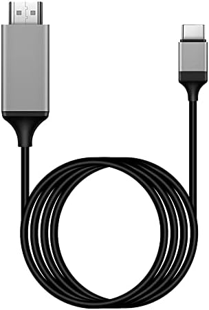 Adaptateur USB C vers HDMI,2M USB C HDMI Cable HDMI USB C Adaptateur USB HDMI Compatible Thunderbolt 4/3 a HDMI pour MacBook Pro,IPA Pro,Huawei Matebook 14,Oppo R17 Pro,Xiaomi Air12.5,Samsung S8 etc. Fiche Technique et Prix au Maroc