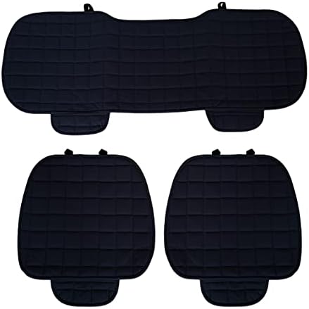 Auto Accessori Lupex - Housse de siège de Voiture Universelle 3 pièces, Protection de siège 2 Avant et 1 arrière, Noir Froid, Protection Confort du Coussin intérieur de l'automobile Fiche Technique et Prix au Maroc