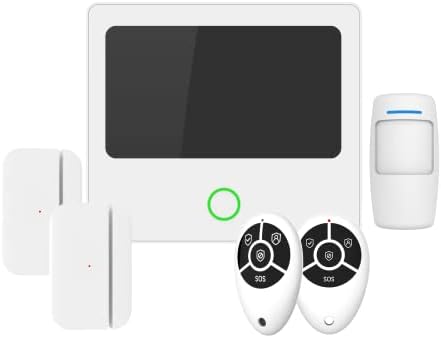 Daewoo Pack Alarme AM301, Centrale à écran Tactile, détecteur de Mouvement adapté aux Animaux, contacteurs de Porte et télécommandes, contrôle à Distance en Toute sécurité Avis, Fiche Technique et Prix au Maroc