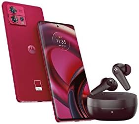Motorola Smartphone débloqué Edge 30 Fusion 128Go RAM 8Go Viva Magenta + Ecouteurs sans Fil Moto Buds 600 ANC Fiche Technique et Prix au Maroc
