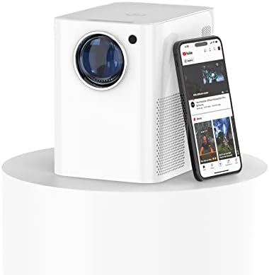 QIAOLET Videoprojecteur 5G WiFi Bluetooth,Mini Projecteur Full HD 1080P Natif,Android 9.0,Compatible avec Smartphone,iPhone,Tablette,TV Stick,USB/HDMI, Portable Vidéoprojecteur pour Home Cinéma Fiche Technique et Prix au Maroc