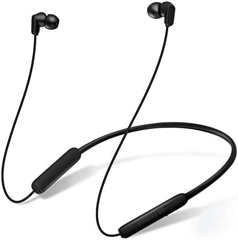 TONEMAC Ecouteurs Bluetooth sans Fil,N18 Casque Bluetooth sans Fil avec Tour de Cou, Écouteur Bluetooth Sport,Oreillette Bluetooth Tour de Cou avec Mic Antibruit, 20 Heures IPX6 étanche,Noir Avis, Fiche Technique et Prix au Maroc