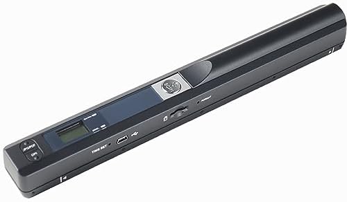 Scanner Portable, Scanner Photo pour Documents A4 avec Sac Protection, Prise en Charge 300/600/900 Dpi, Numérisation Rapide 3 S/Page, Télécharger des Documents Via USB, pour Photo, Image Fiche Technique et Prix au Maroc