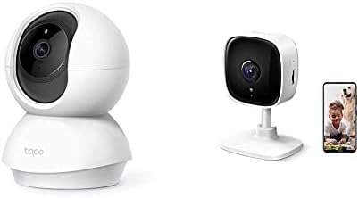 TP-Link Tapo Caméra Surveillance WiFi intérieure Tapo C100, FHD 1080P, vision nocturne, détection de mouvement, audio bidirectionnel & Tapo Caméra Surveillance WiFi intérieure 360° Tapo C200,FHD 1080P Fiche Technique et Prix au Maroc