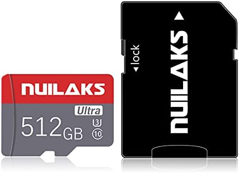 Carte Micro SD avec Adaptateur 512gb (Class 10 High Speed) TF Carte mémoire pour Smartphone, Console de Jeu, tachygraphe, Surveillance, Drone (512gb) Fiche Technique et Prix au Maroc