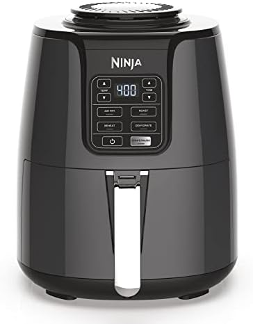 Ninja AF101 Air Fryer that Crisps, Roasts, Reheats, & Dehydrates, for Quick, Easy Meals, 4 Quart Capacity, & High Gloss Finish, Grey Avis, Fiche Technique et Prix au Maroc