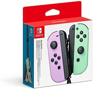 Paire de Manettes Joy-Con Gauche Violet Pastel et Droite Vert Pastel Avis, Fiche Technique et Prix au Maroc