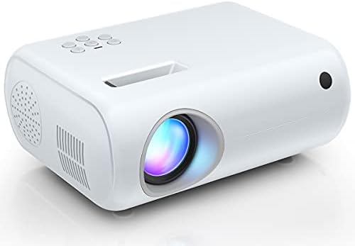 Mini Projector, CLOKOWE 2023 Upgraded Portable Projector with 9000 Lux and Full HD 1080P, Movie Projector Compatible with iOS/Android Phone/Tablet/Laptop/PC/TV Stick/Box/USB Drive/DVD/Game Console Fiche Technique et Prix au Maroc