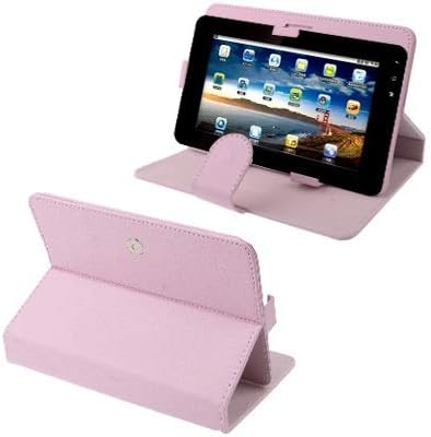 Zhouzl Coque de téléphone Étui en Cuir Amovible à Texture de Litchi avec Bande Magique et Support for Tablette PC de 9 Pouces, Taille réglable Coque de téléphone (Couleur : Rose) Fiche Technique et Prix au Maroc