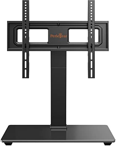 Perlegear Meuble TV universel, base de meuble TV pivotante pour téléviseurs de 32 à 70 pouces, support de table réglable en hauteur avec inclinaison, base en verre trempé, peut supporter jusqu'à 88 lb, Max VESA 400x400mm, PGTVS26
Avis, Fiche Technique et Prix au Maroc