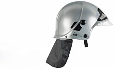 Theo Klein 8902 Fire Fighter Henry Casque de Pompier Argent I Réplique Fidèle L'Original En design Msa I Visière Rabattable I Ajustable I Dimensions : 31 cm X 175 cm X 21 cm Avis, Fiche Technique et Prix au Maroc