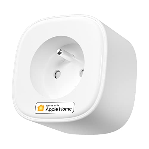 Meross Prise Connectée (Type E), 16A Prise WiFi Compatible avec Apple HomeKit, Amazon Alexa et Google Home, Prise Intelligente avec Commande Vocale, Contrôle à Distance et Fonction de Temps (1) Avis, Fiche Technique et Prix au Maroc