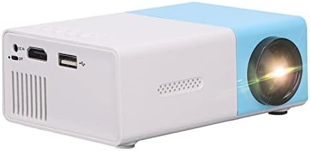 YG300 Mini Videoprojecteur, 1080P Full HD Rétroprojecteur, LED Vidéoprojecteur Home Cinéma Compatible avec Smartphone/Tablette/Ordinateur Portable/PS4/TV StickAvis, Fiche Technique et Prix au Maroc